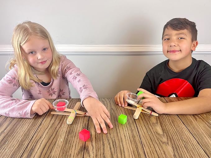 Catapult Kit, 30-Pack - Bulk STEM Project Kit for Classrooms, Ages 8+ | Builds 30 mini catapults with pre-counted supplies for a full class, hands-on physics of force and energy