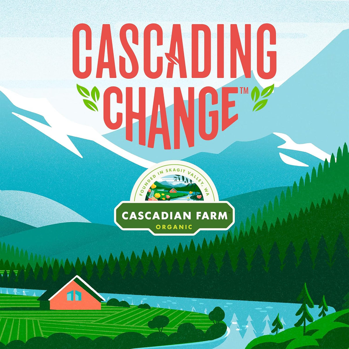 Cascadian Farm, Bar Granola Vanilla Chip Organic 6 Count, 7.4 Ounce