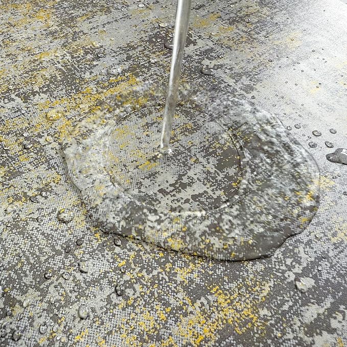 JiffDiff Vintage Metallic Peel and Stick Wallpaper Self Adhesive Industrial