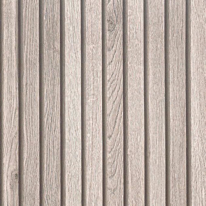 VEELIKE Rustic Grey Oak Wood Slat Wallpaper Peel and Stick Faux Wood Panel Wall