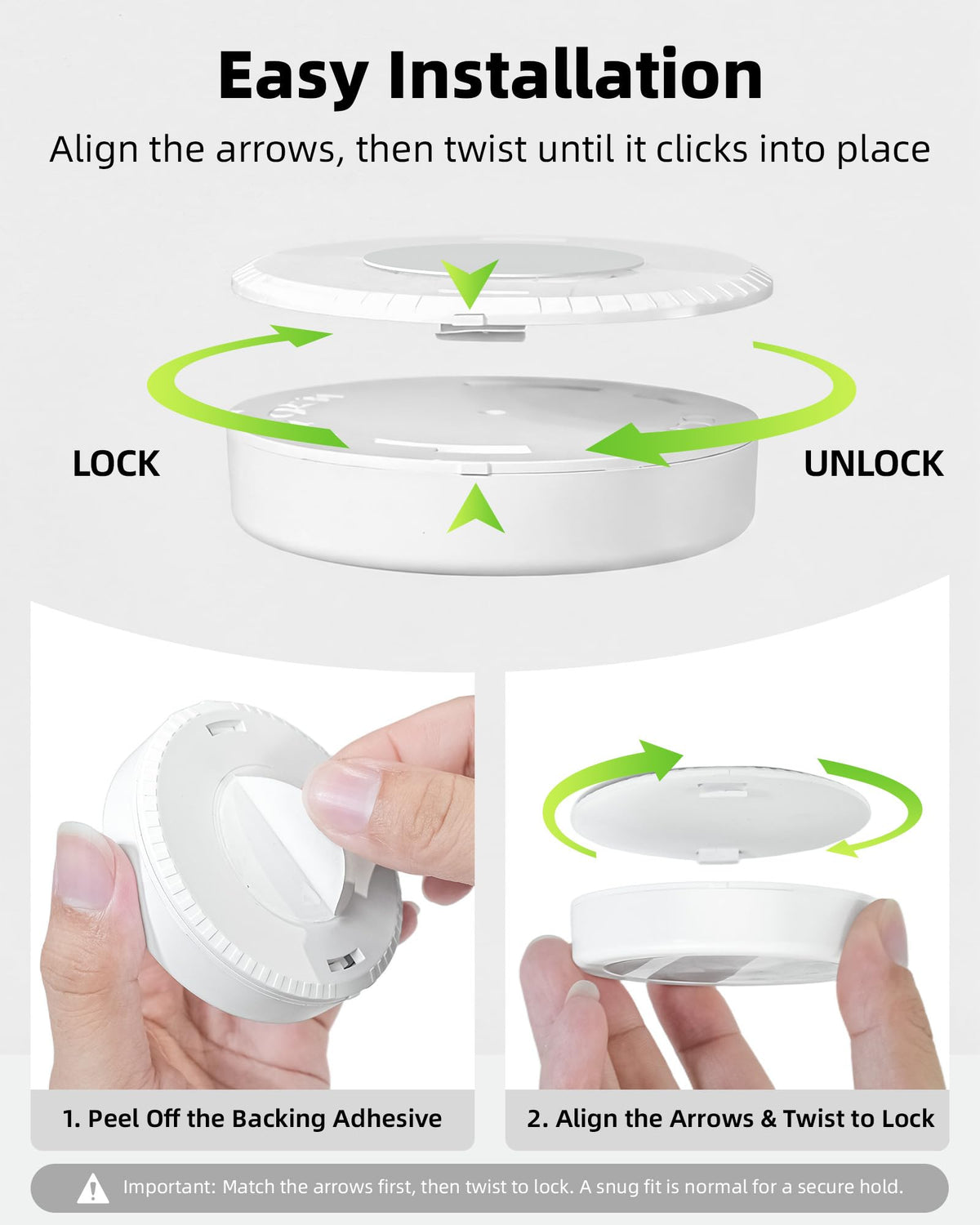 EZVALO LED Puck Lights, Rechargeable 2.5-Inch Tap Lights, 3 Color Temps, Wireless Under-Cabinet Lighting – 2 Pack