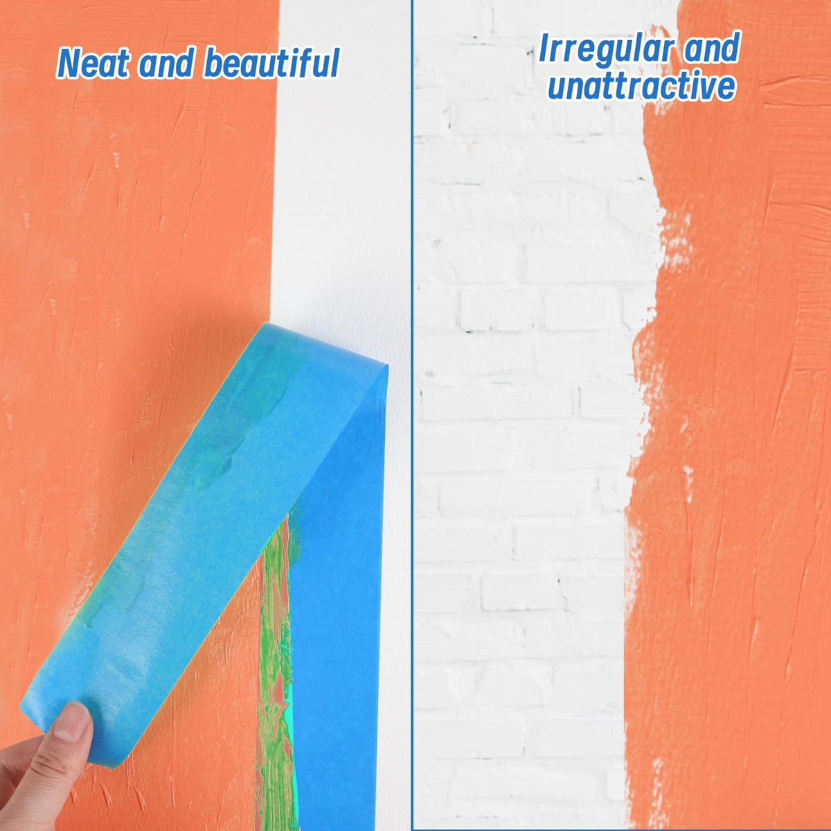 Fyguard 5 Rolls Blue Painter's Tape, 2in Wide – 275 Yards Multi-Surface Masking Tape
