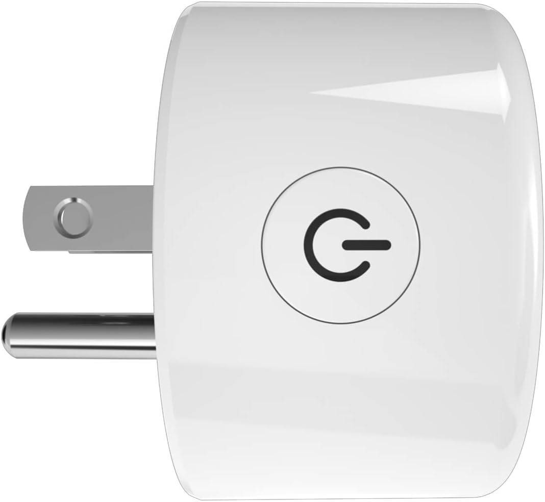 GHome Smart Plug Mini – WiFi Smart Outlet with Alexa & Google Home, 2.4GHz WiFi, App Control, No Hub Required, ETL/FCC Listed
