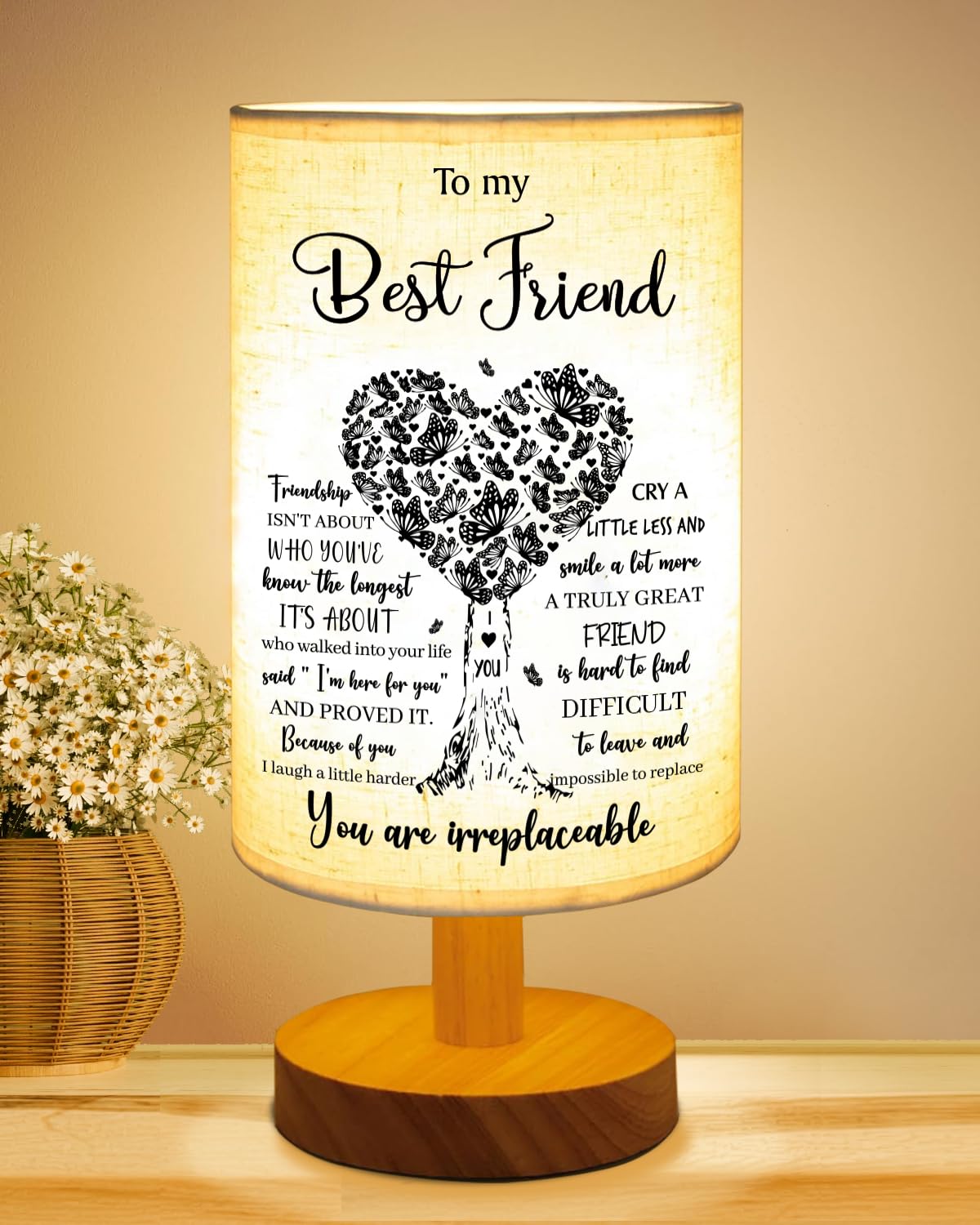 Gorgifty Best Friend Table Lamp – Thoughtful Gift for Her