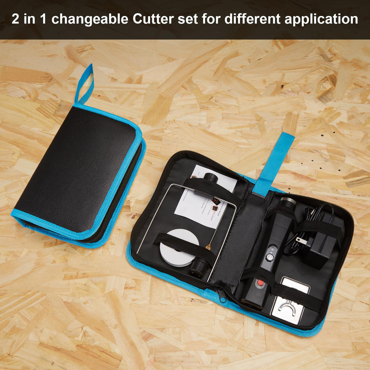 IMAGE Hot Wire Foam Cutter 2-in-1 Kit — 28W Pen, Carry Case, 100-240V