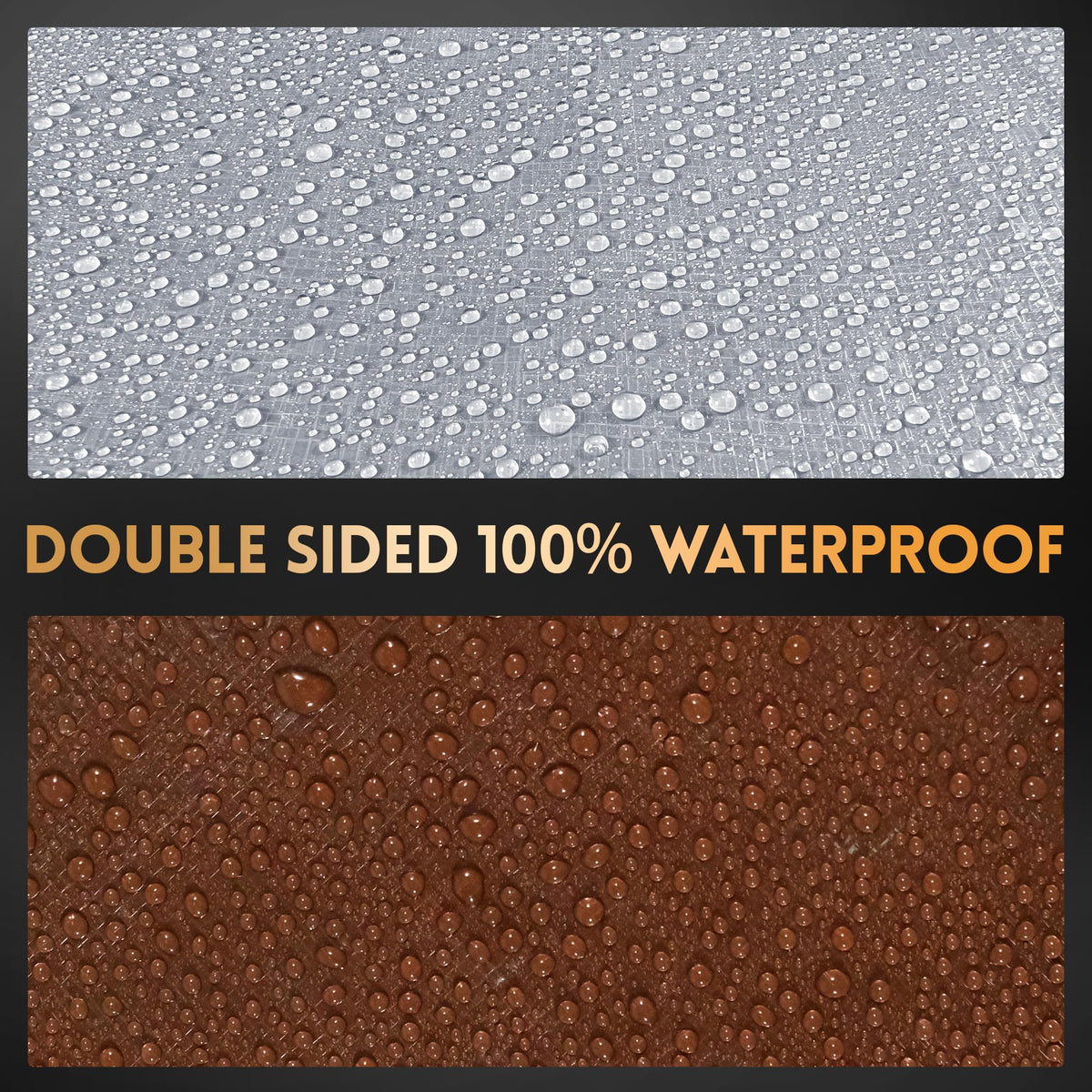MVPNET 12x12 ft Heavy Duty Tarp – 10mil, Waterproof & UV Resistant
