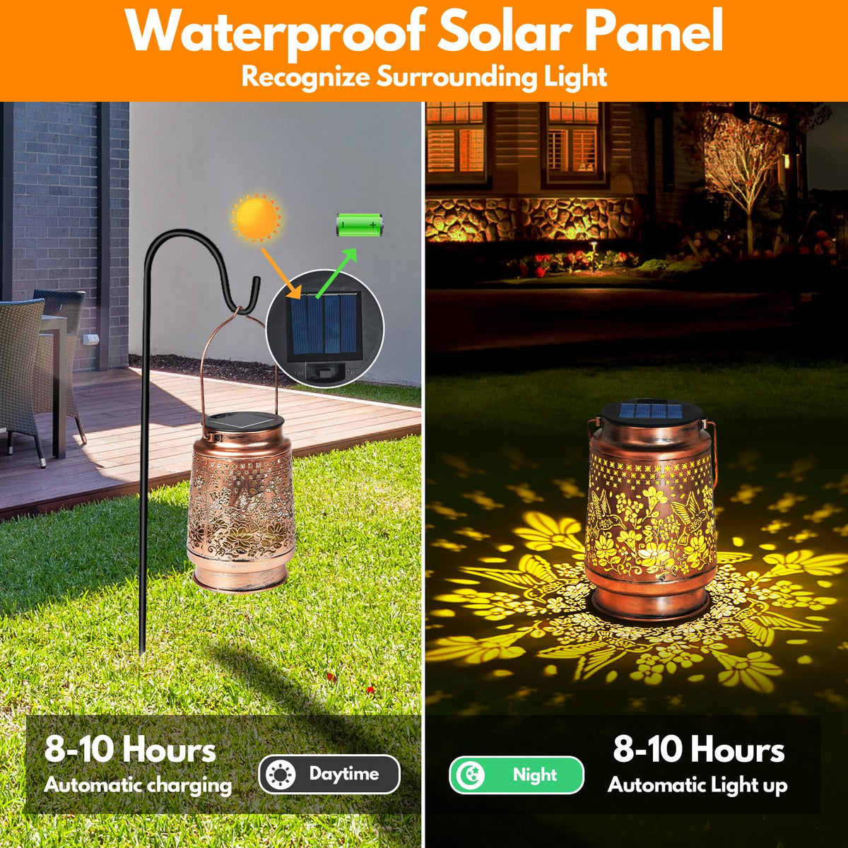 Siruitong Solar Hummingbird Lantern – Outdoor Waterproof Garden Decor