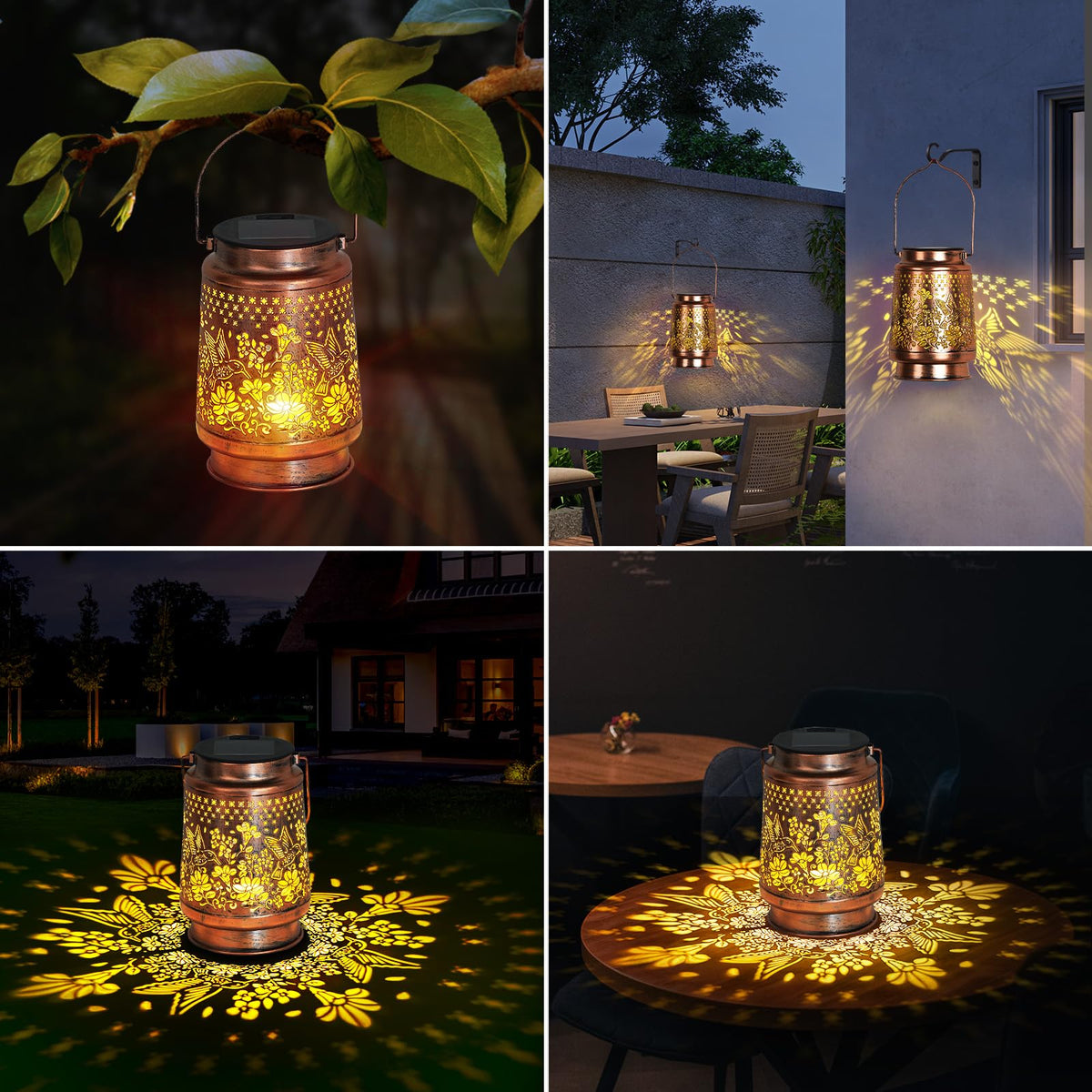 Siruitong Solar Hummingbird Lantern – Outdoor Waterproof Garden Decor