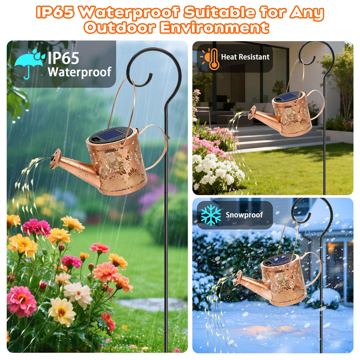 ZNYCYE Solar Watering Can Lights – Sunflower Garden Lanterns for Outdoor Decor